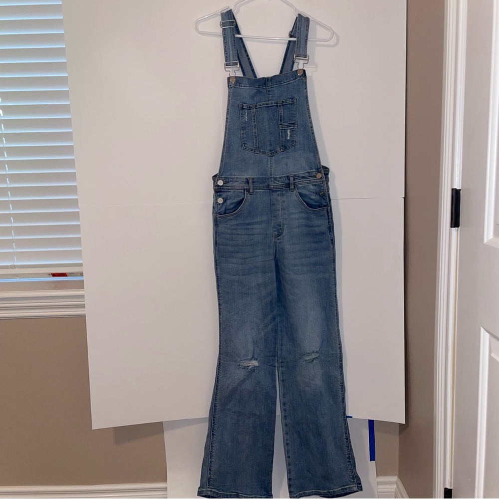 Risen jean overalls